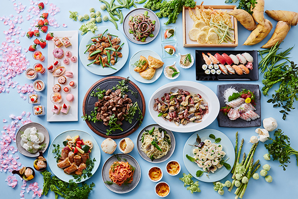 彩りあふれるお料理で感じる、春の訪れ 「春のランチ&ディナービュッフェ」 3月9日(木)から開催