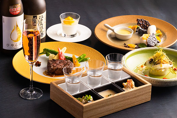 創業1550年の小西酒造とクロスホテル大阪がお届け、 日本酒と創作コースを楽しむ「ZERO meets SAKE」開催