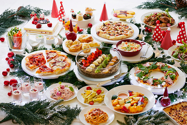 華やかなお料理や可愛いスイーツを囲んで、デリシャスなクリスマス 11月6日より 館内レストランにて「クリスマスフェア」開催