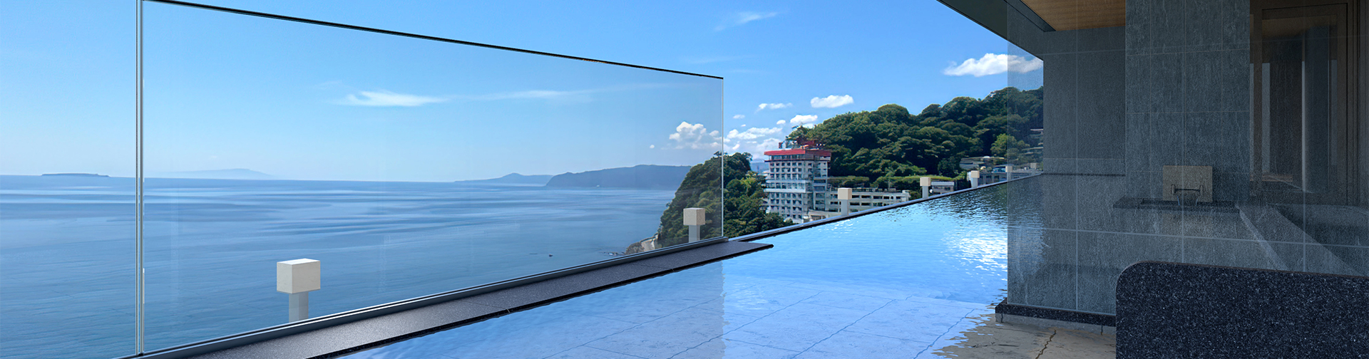 相模湾を望む展望露天風呂(イメージ)