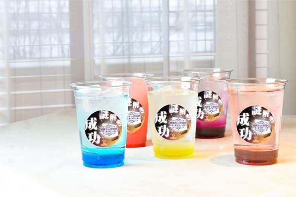 推し色ドリンクは全9色からお選びいただけます。(イメージ)