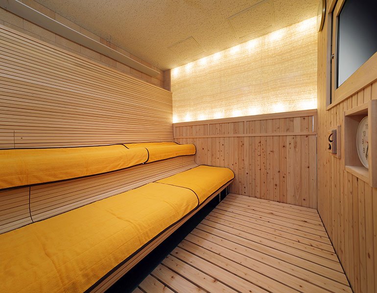 ▲ドライサウナ