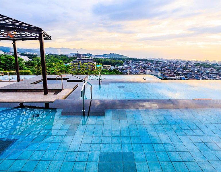 ▲大展望露天風呂 棚湯