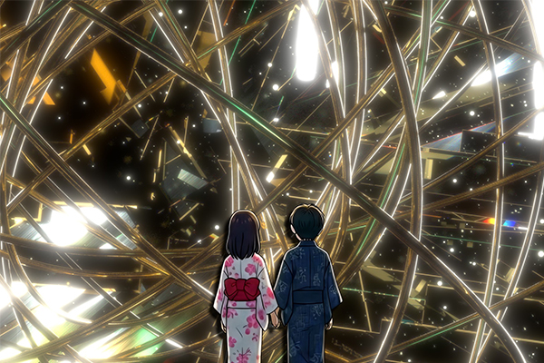 別府温泉 杉乃井ホテル × 大分県立芸術文化短期大学新プロジェクションマッピングを1月22日(木)より上映