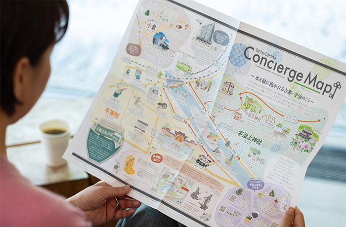 クロスホテル京都「Concierge Map 宇治編」を刷新話題の小倉エリアを加え、宇治の多彩な魅力を発信