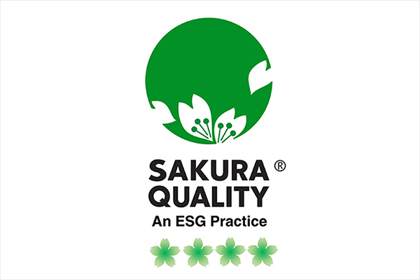 クロスライフ博多天神・クロスライフ博多柳橋2館で宿泊施設品質認証制度「Sakura Quality An ESG Practice（通称：サクラクオリティグリーン）」４御衣黄ザクラを獲得