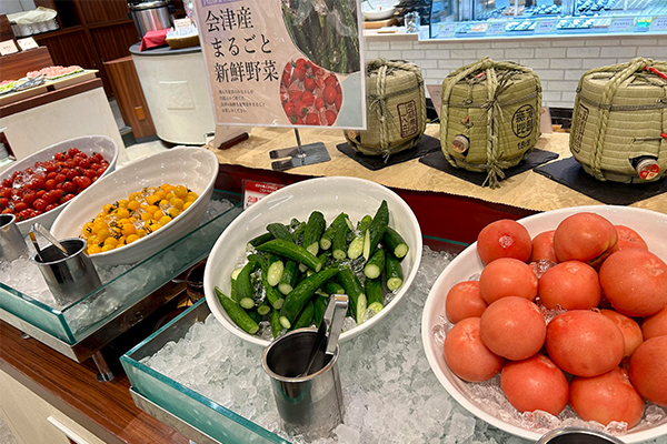 旅館で体験!会津新鮮野菜市×まるかじり野菜提供でおいしく学ぶ 食品ロスへの取組と会津伝統野菜の提供を8月1日より期間限定開催