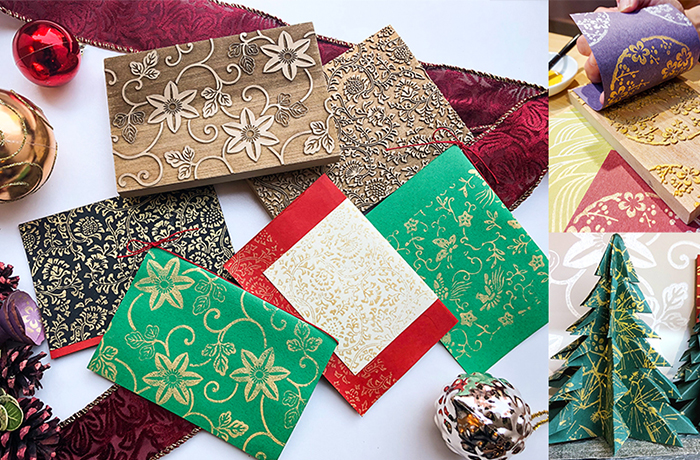 京のものづくりに触れるDiscover Japanese Craft vol.2京からかみ丸二のクリスマスワークショップを開催