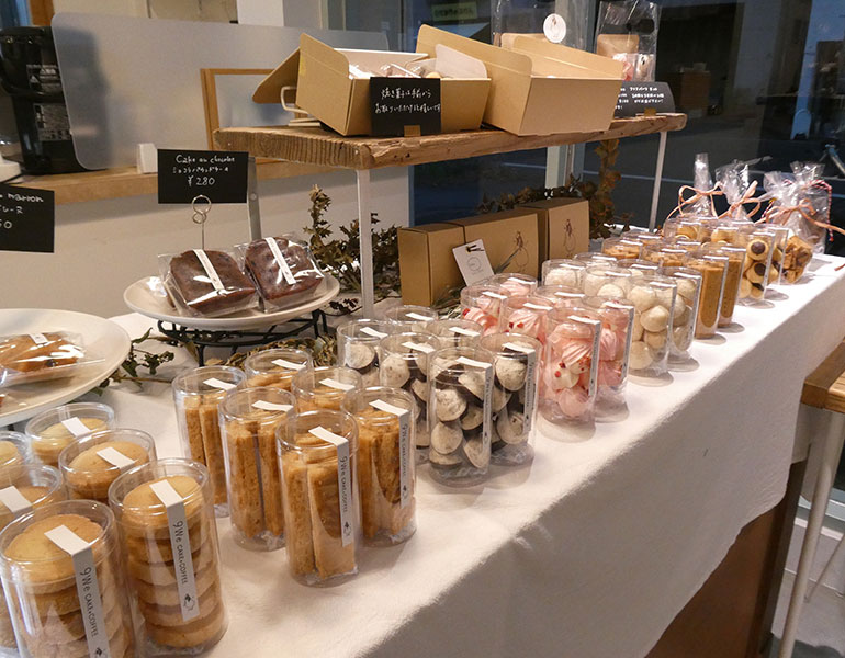 ▲人気の焼き菓子