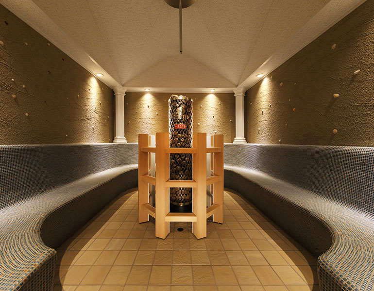 ▲アロマスチームルーム 