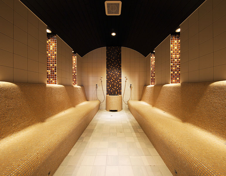 ▲アロマミストサウナ 