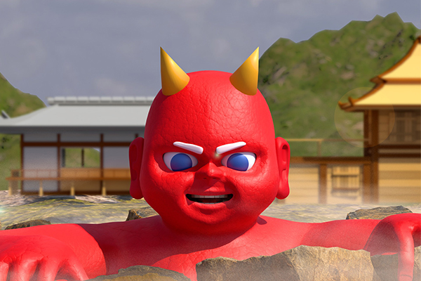 別府温泉 杉乃井ホテル × 大分県立芸術文化短期大学新プロジェクションマッピングを1月22日(木)より上映