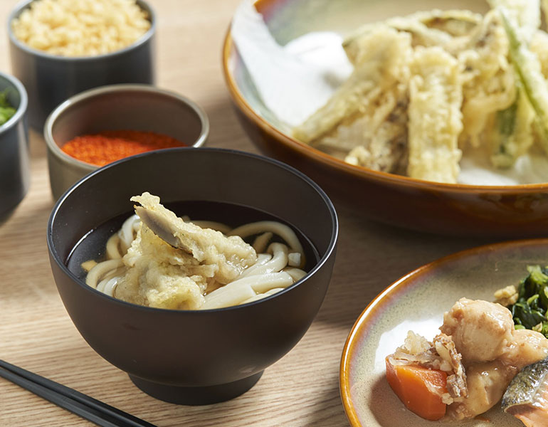 ▲ごぼ天うどん