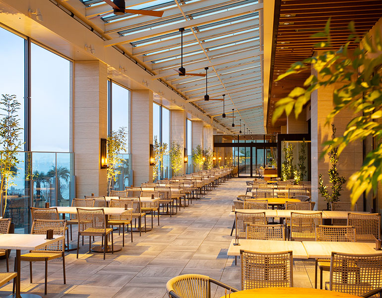 ▲TERRACE & DINING SORA（テラス & ダイニング ソラ）