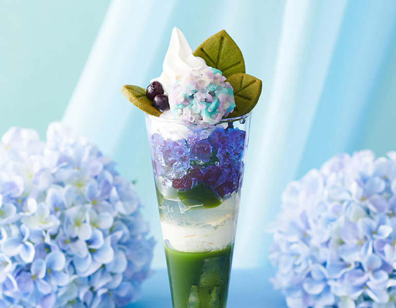 ▲紫陽花パフェ