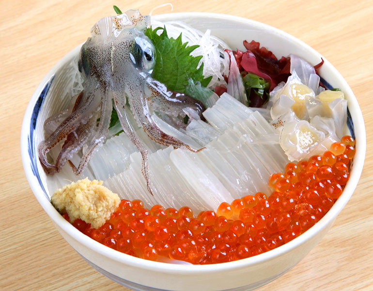 ▲海鮮丼
